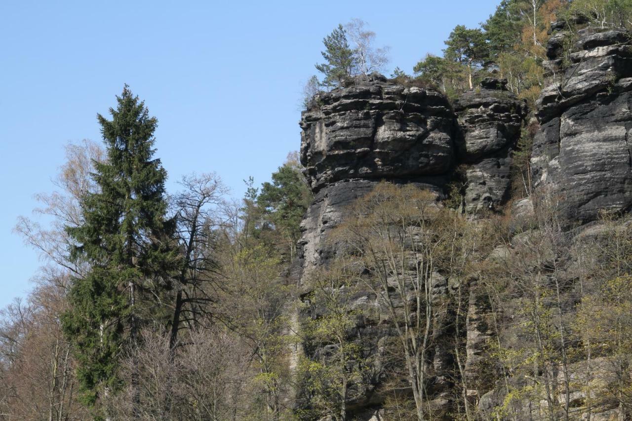Ferienwohnungen Felsenkeller Bielatal Rosenthal-Bielatal Exterior foto