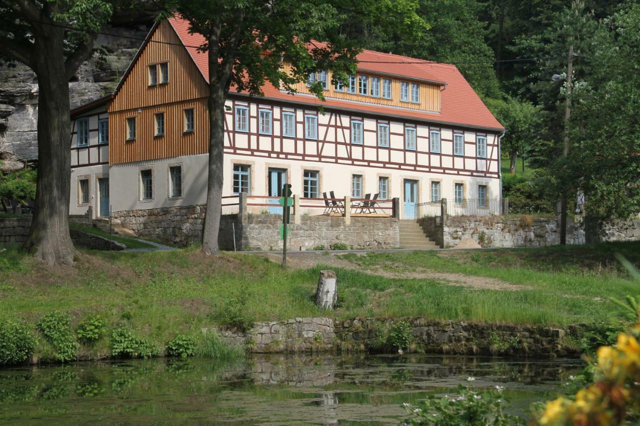Ferienwohnungen Felsenkeller Bielatal Rosenthal-Bielatal Exterior foto