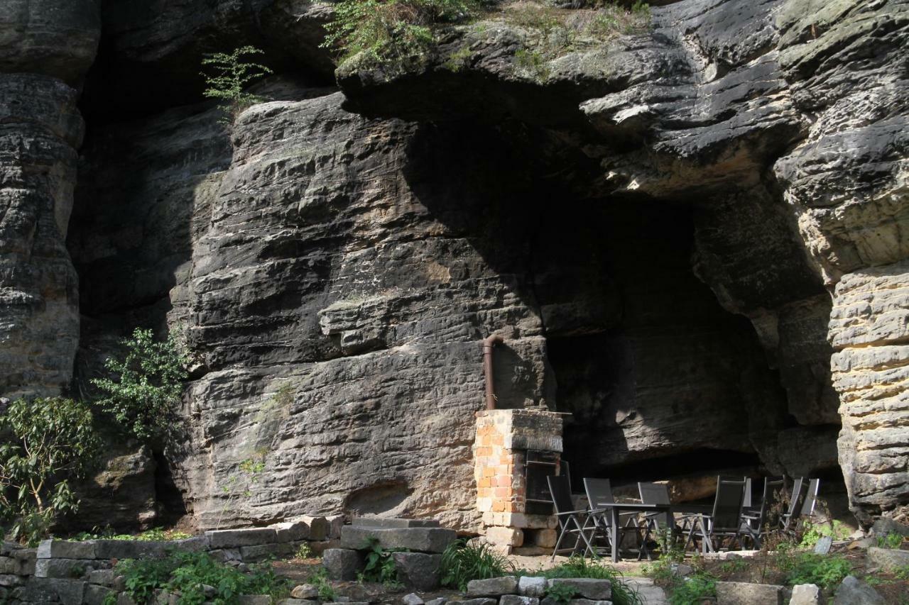 Ferienwohnungen Felsenkeller Bielatal Rosenthal-Bielatal Exterior foto